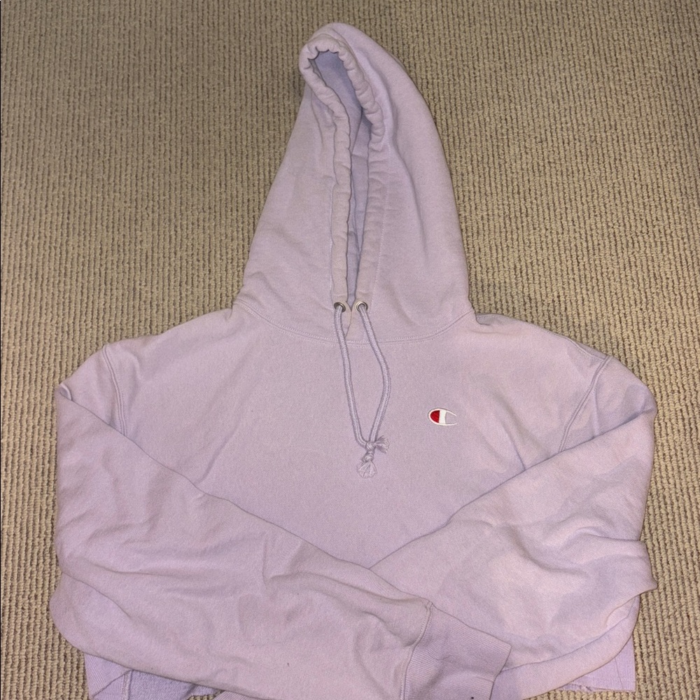 Cropped Lavender Champion’s Hoodie